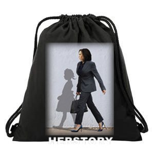 Kamala Harris Herstory Making History Drawstring Bag