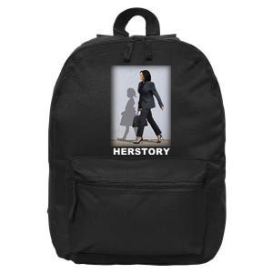 Kamala Harris Herstory Making History 16 in Basic Backpack