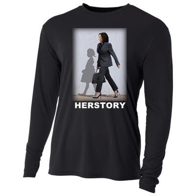 Kamala Harris Herstory Making History Cooling Performance Long Sleeve Crew