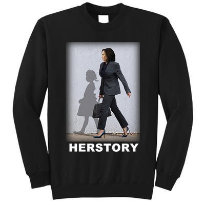 Kamala Harris Herstory Making History Tall Sweatshirt