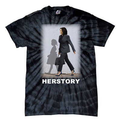 Kamala Harris Herstory Making History Tie-Dye T-Shirt