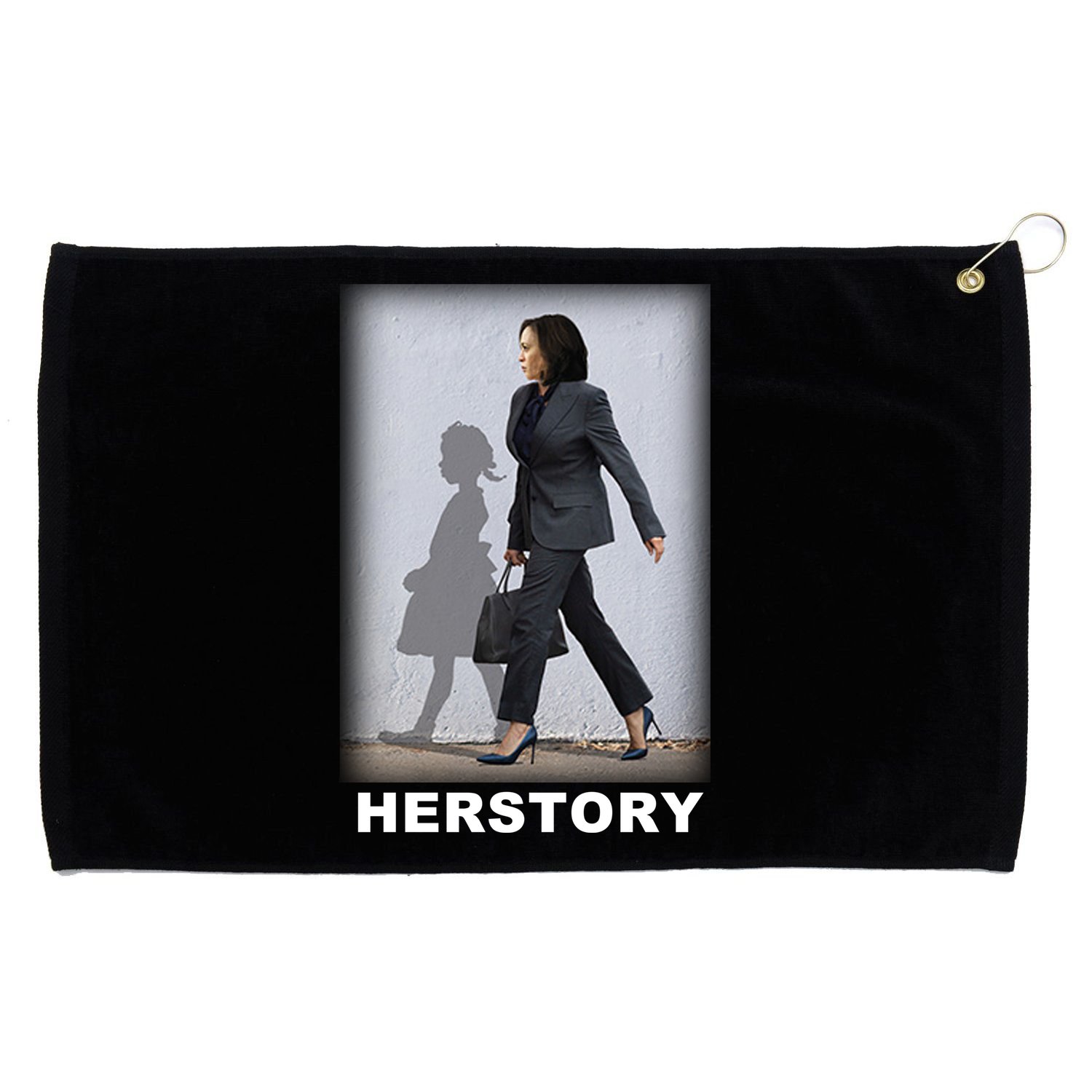 Kamala Harris Herstory Making History Grommeted Golf Towel