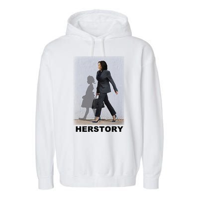 Kamala Harris Herstory Making History Garment-Dyed Fleece Hoodie