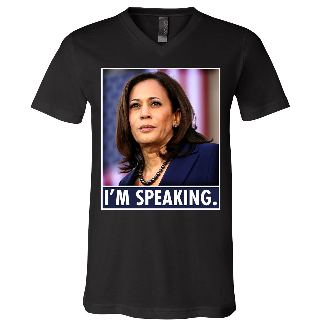 Kamala Harris I'm Speaking Vice President Debate Quote V-Neck T-Shirt