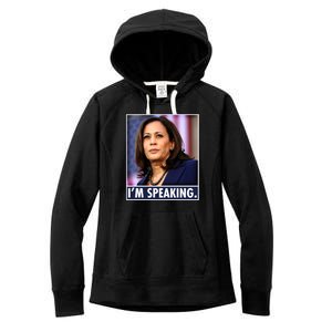 Kamala Harris I'm Speaking Vice President Debate Quote Women's Fleece Hoodie