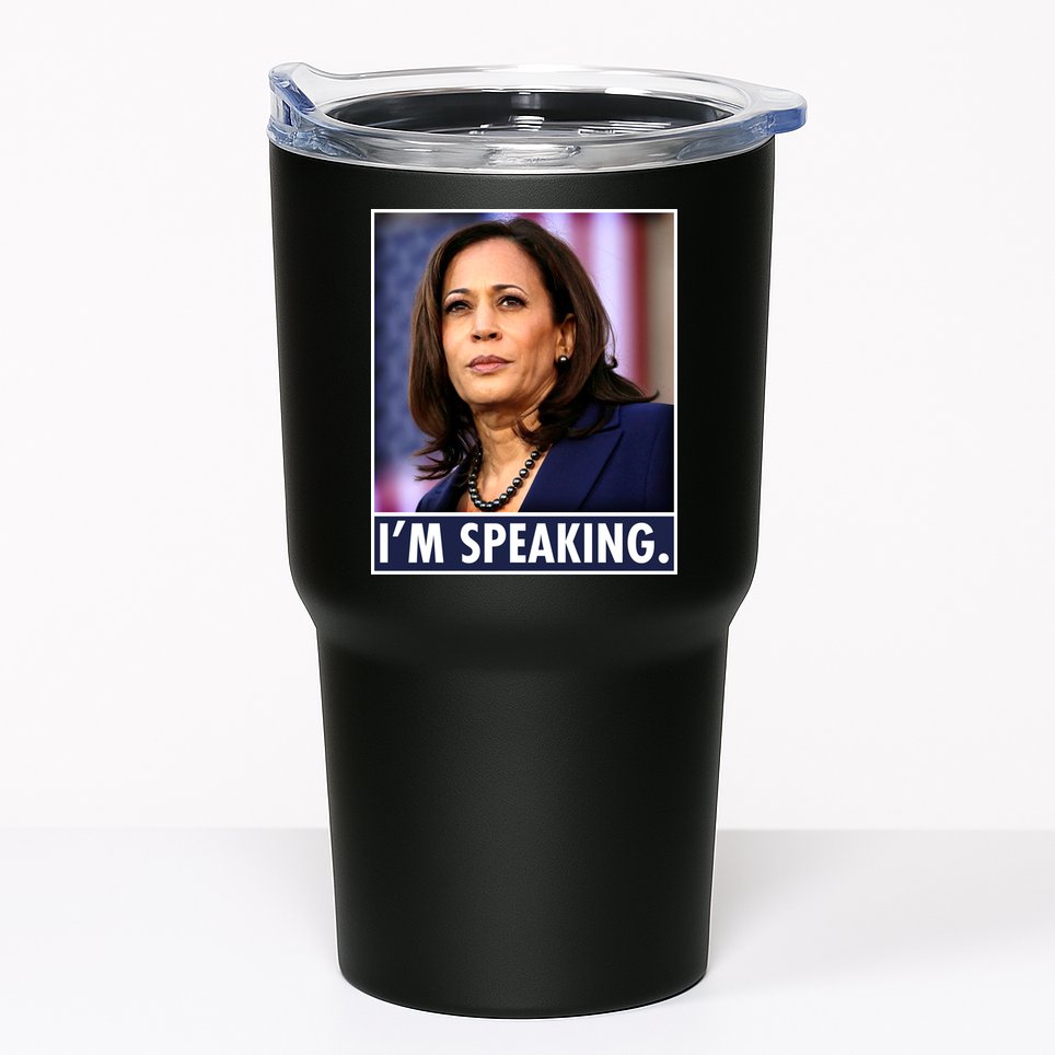 Kamala Harris I'm Speaking Vice President Debate Quote Tumbler