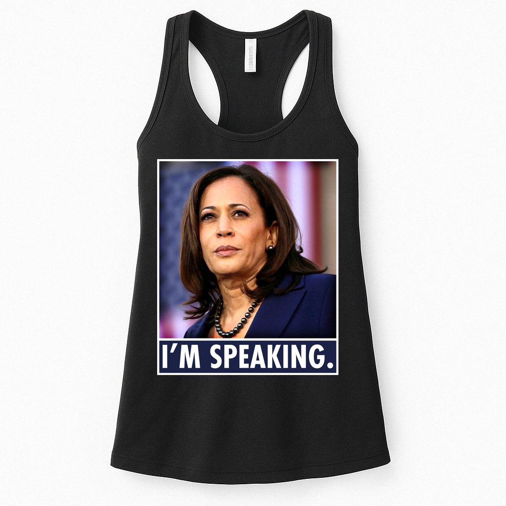 Kamala Harris I'm Speaking Vice President Debate Quote Womens Tank Top