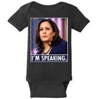 Kamala Harris I'm Speaking Vice President Debate Quote Baby Bodysuit