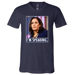 Kamala Harris I'm Speaking Vice President Debate Quote V-Neck T-Shirt