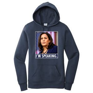 Kamala Harris I'm Speaking Vice President Debate Quote Women's Pullover Hoodie