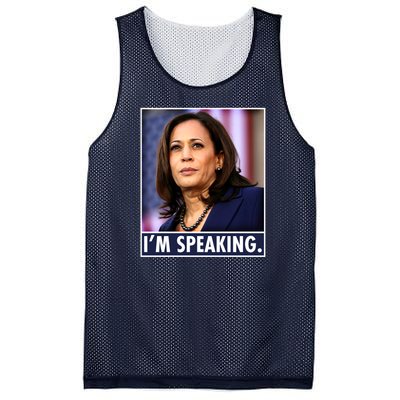 Kamala Harris I'm Speaking Vice President Debate Quote Mesh Reversible Basketball Jersey Tank