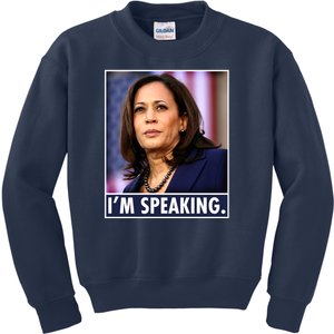 Kamala Harris I'm Speaking Vice President Debate Quote Kids Sweatshirt