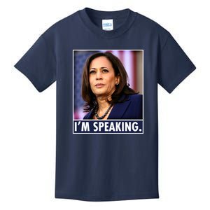 Kamala Harris I'm Speaking Vice President Debate Quote Kids T-Shirt