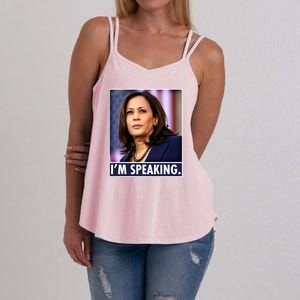 Kamala Harris I'm Speaking Vice President Debate Quote Women's Strappy Tank