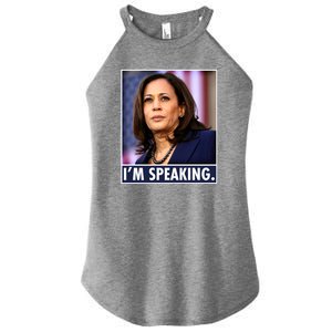 Kamala Harris I'm Speaking Vice President Debate Quote Women's Perfect Tri Rocker Tank