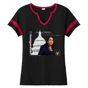 Kamala Harris Inauguration Day Ladies Halftime Notch Neck Tee