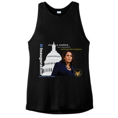 Kamala Harris Inauguration Day Ladies PosiCharge Tri-Blend Wicking Tank