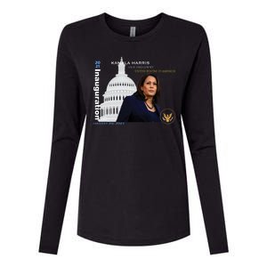 Kamala Harris Inauguration Day Womens Cotton Relaxed Long Sleeve T-Shirt