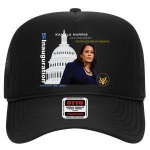 Kamala Harris Inauguration Day High Crown Mesh Back Trucker Hat