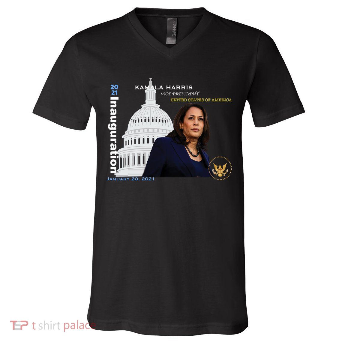 Kamala Harris Inauguration Day V-Neck T-Shirt