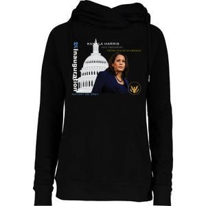 Kamala Harris Inauguration Day Womens Funnel Neck Pullover Hood