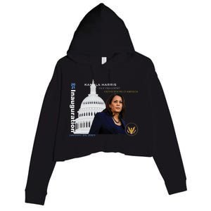 Kamala Harris Inauguration Day Crop Fleece Hoodie