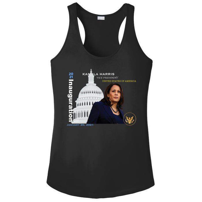 Kamala Harris Inauguration Day Ladies PosiCharge Competitor Racerback Tank