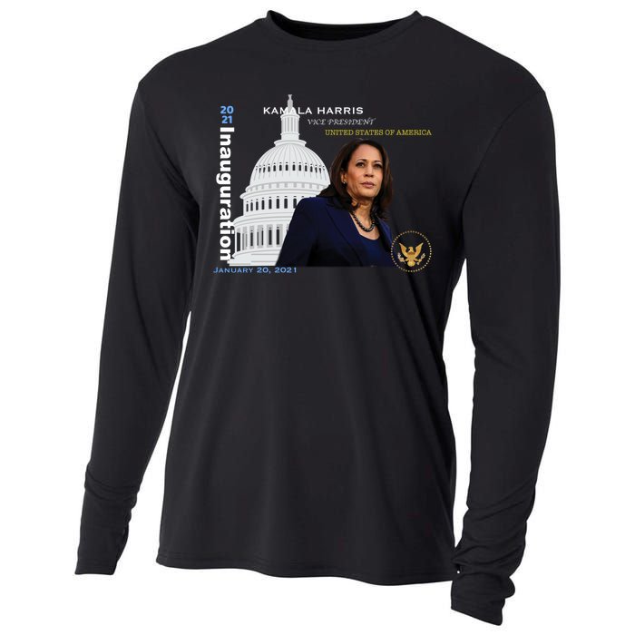 Kamala Harris Inauguration Day Cooling Performance Long Sleeve Crew