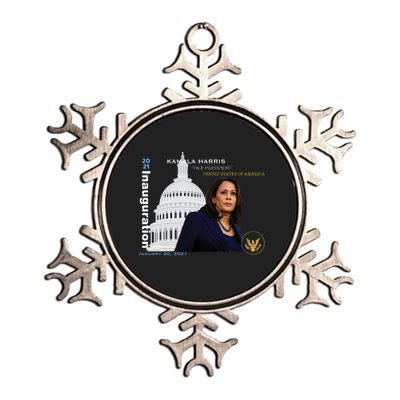 Kamala Harris Inauguration Day Metallic Star Ornament