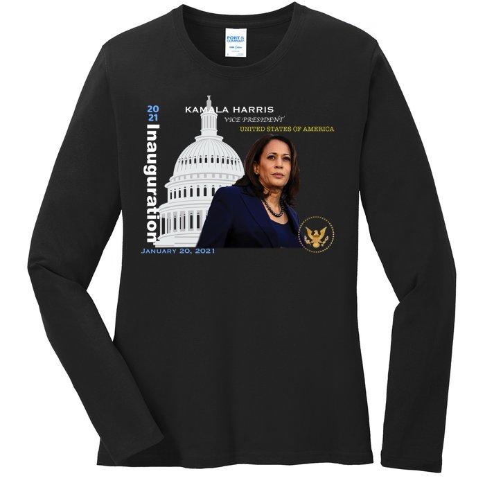 Kamala Harris Inauguration Day Ladies Long Sleeve Shirt