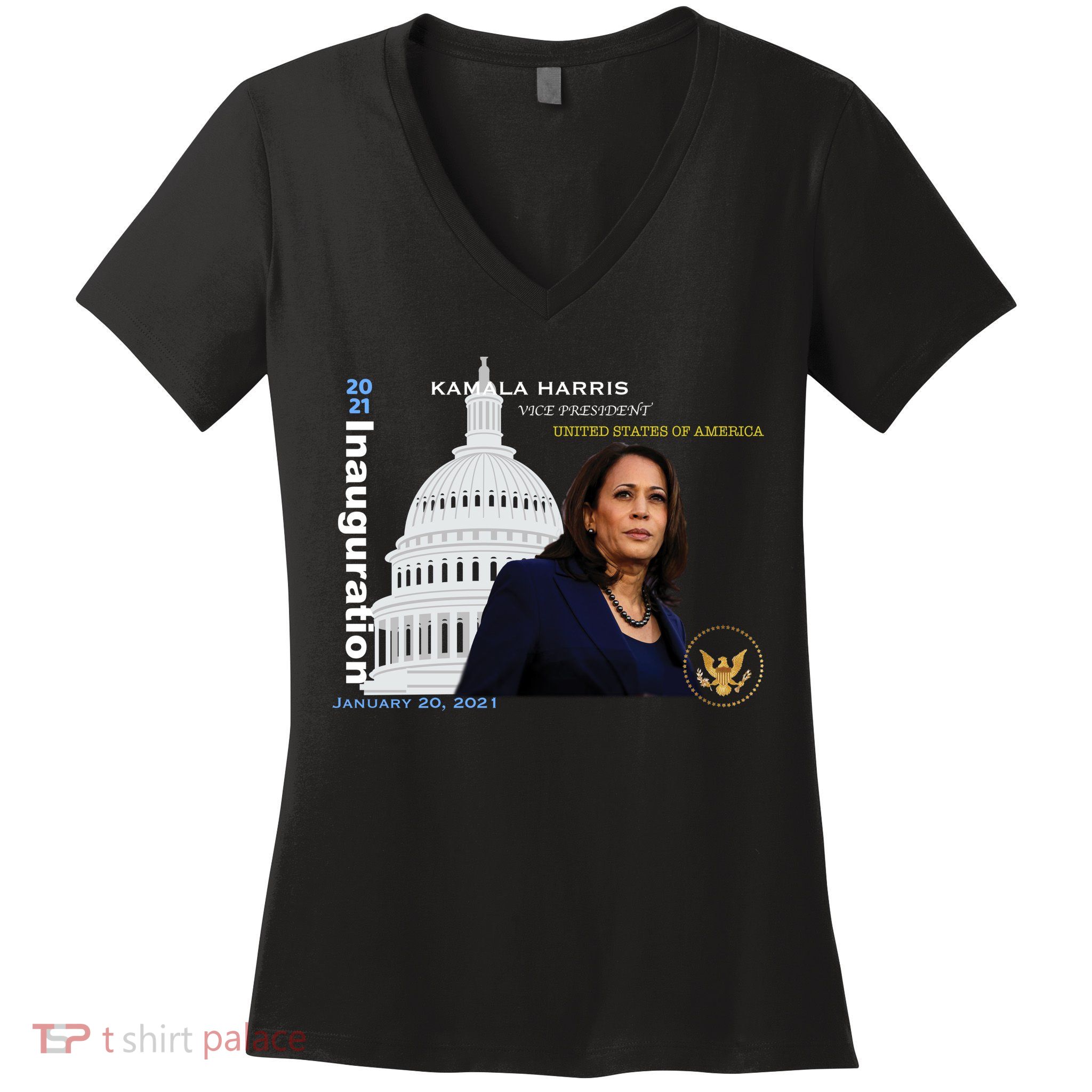 Kamala Harris Inauguration Day Women's V-Neck T-Shirt