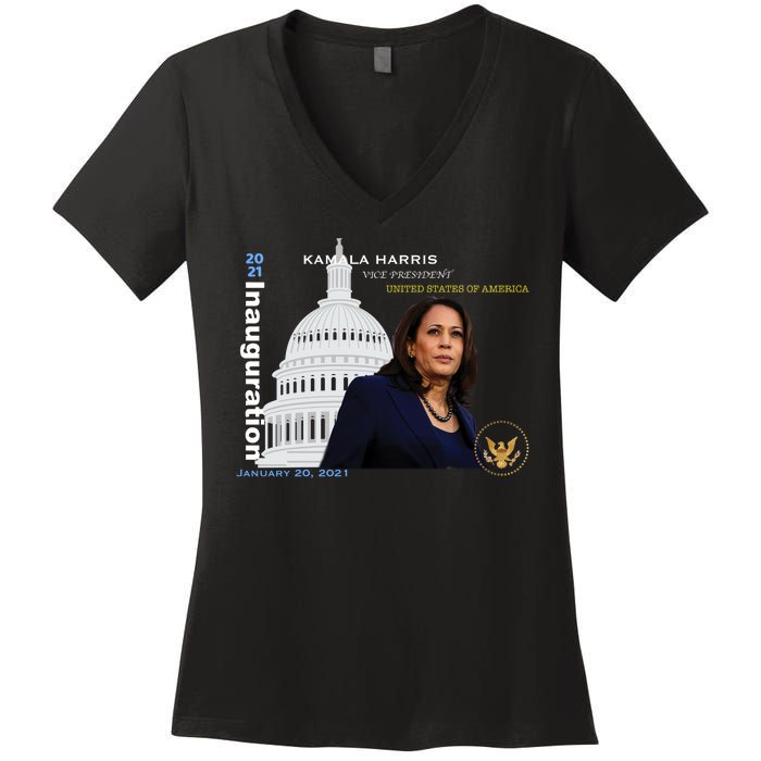 Kamala Harris Inauguration Day Women's V-Neck T-Shirt