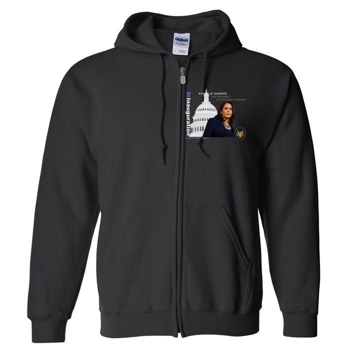 Kamala Harris Inauguration Day Full Zip Hoodie