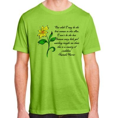 Kamala Harris Inspiring Quote Adult ChromaSoft Performance T-Shirt