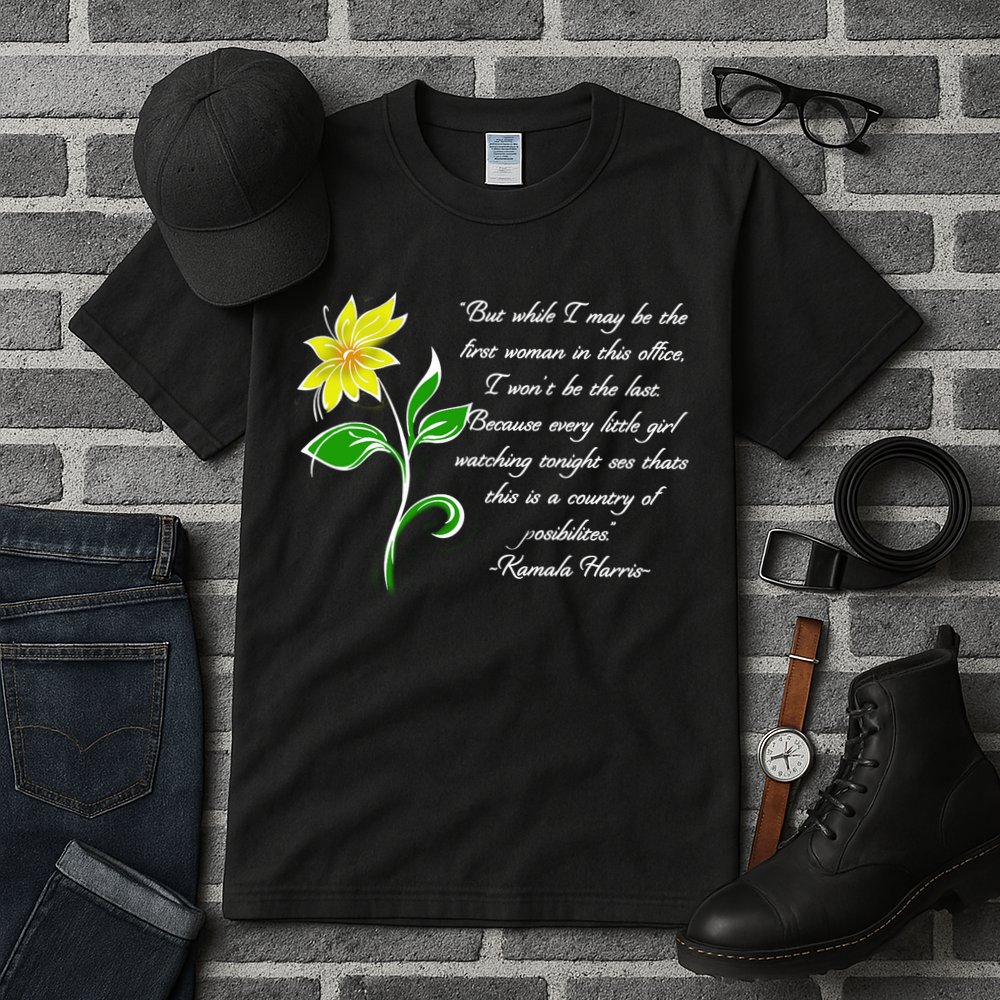 Kamala Harris Inspiring Quote Tall T-Shirt