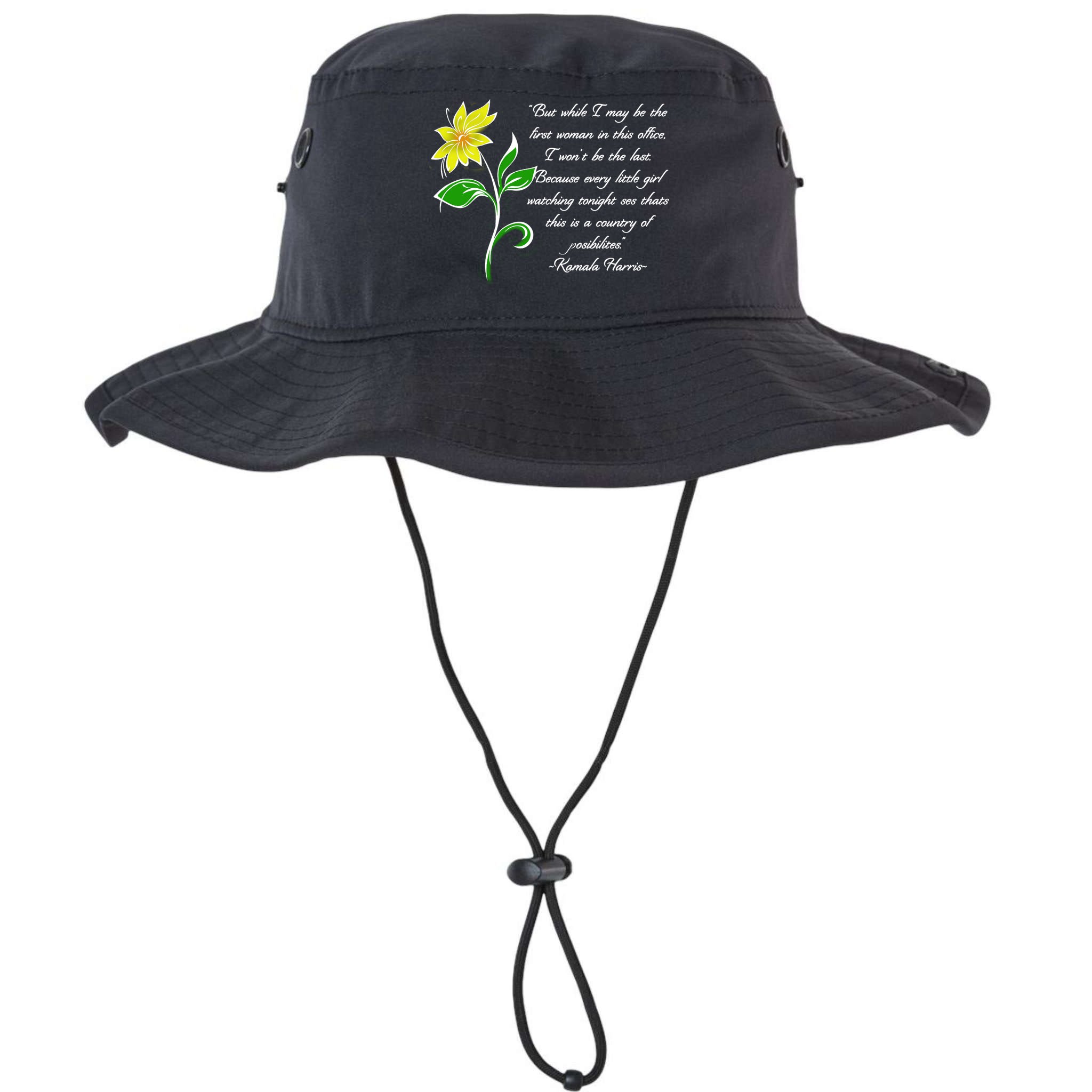 Kamala Harris Inspiring Quote Bucket Hat