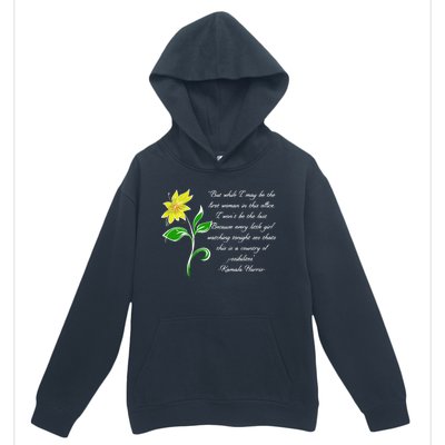 Kamala Harris Inspiring Quote Urban Pullover Hoodie