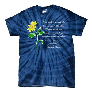 Kamala Harris Inspiring Quote Tie-Dye T-Shirt