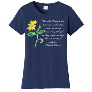 Kamala Harris Inspiring Quote Women's T-Shirt