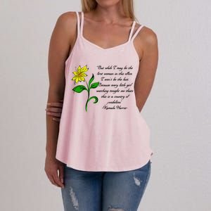 Kamala Harris Inspiring Quote Women's Strappy Tank