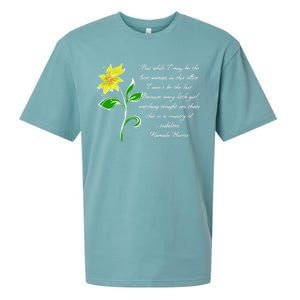 Kamala Harris Inspiring Quote Sueded Cloud Jersey T-Shirt