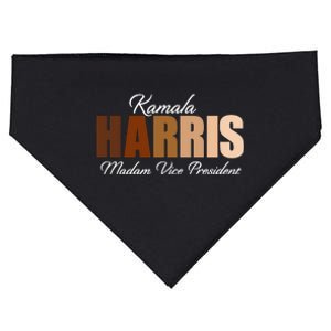 Kamala Harris Madam Vice President USA-Made Doggie Bandana