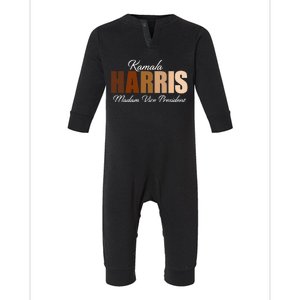 Kamala Harris Madam Vice President Infant Fleece One Piece