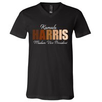 Kamala Harris Madam Vice President V-Neck T-Shirt