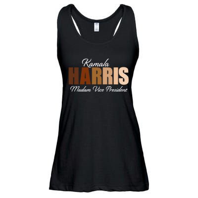 Kamala Harris Madam Vice President Ladies Essential Flowy Tank