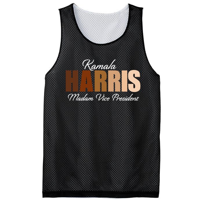 Kamala Harris Madam Vice President Mesh Reversible Basketball Jersey Tank