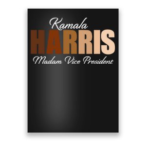 Kamala Harris Madam Vice President Poster