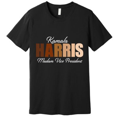 Kamala Harris Madam Vice President Premium T-Shirt