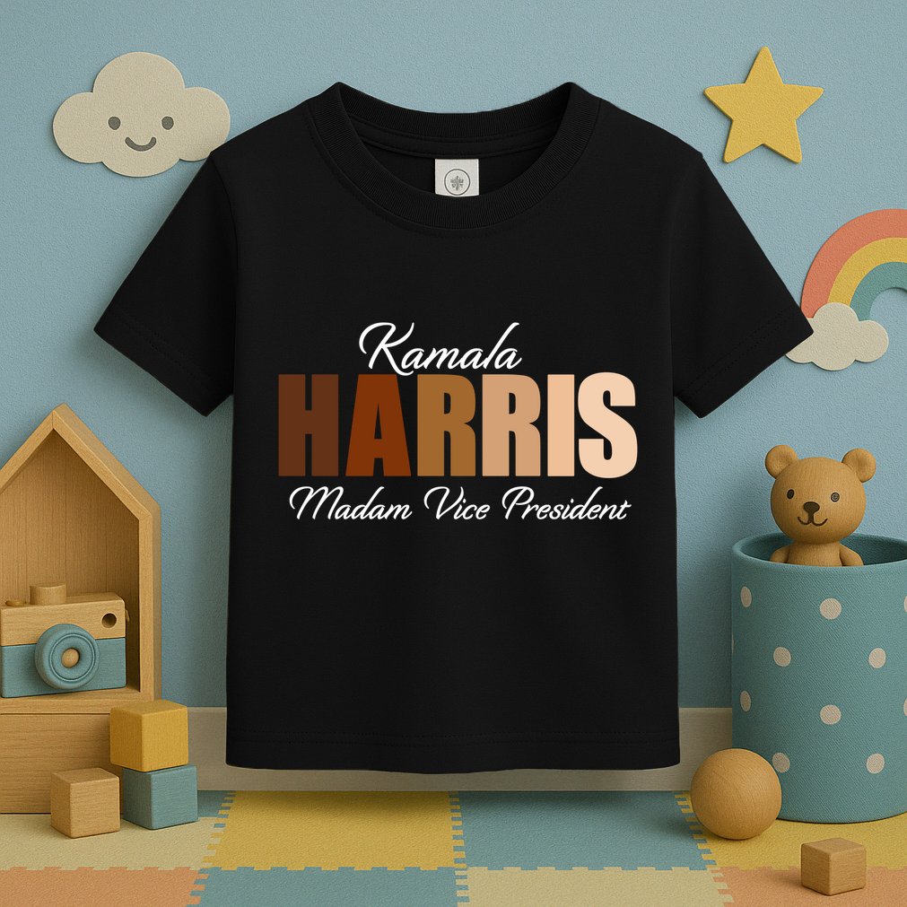 Kamala Harris Madam Vice President Toddler T-Shirt