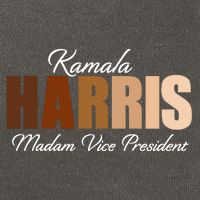 Kamala Harris Madam Vice President Cotton Canvas Backpack